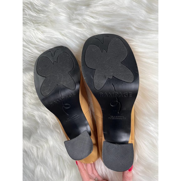 Rampage Buckle Sandal Beige chunky platform y2k heels 9 1/2 M - Picture 4 of 8